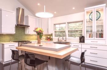 Kuchyně 12 čtverečních. m: Moderní designové nápady a nejlepší dispozice